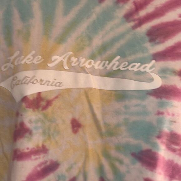 Ragwear USA Lake Arrowhead Multi-Color Tie Dye Short Sleeve T-Shirt Size XL - Picture 2 of 4